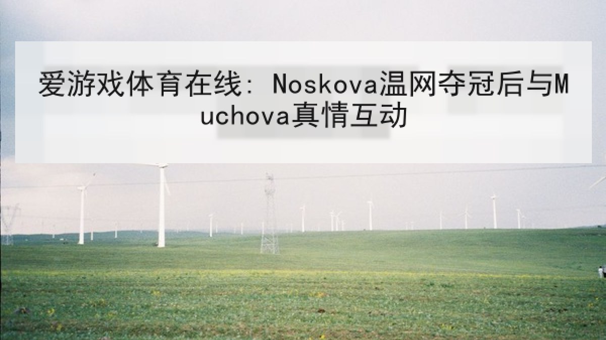 爱游戏体育在线: Noskova温网夺冠后与Muchova真情互动